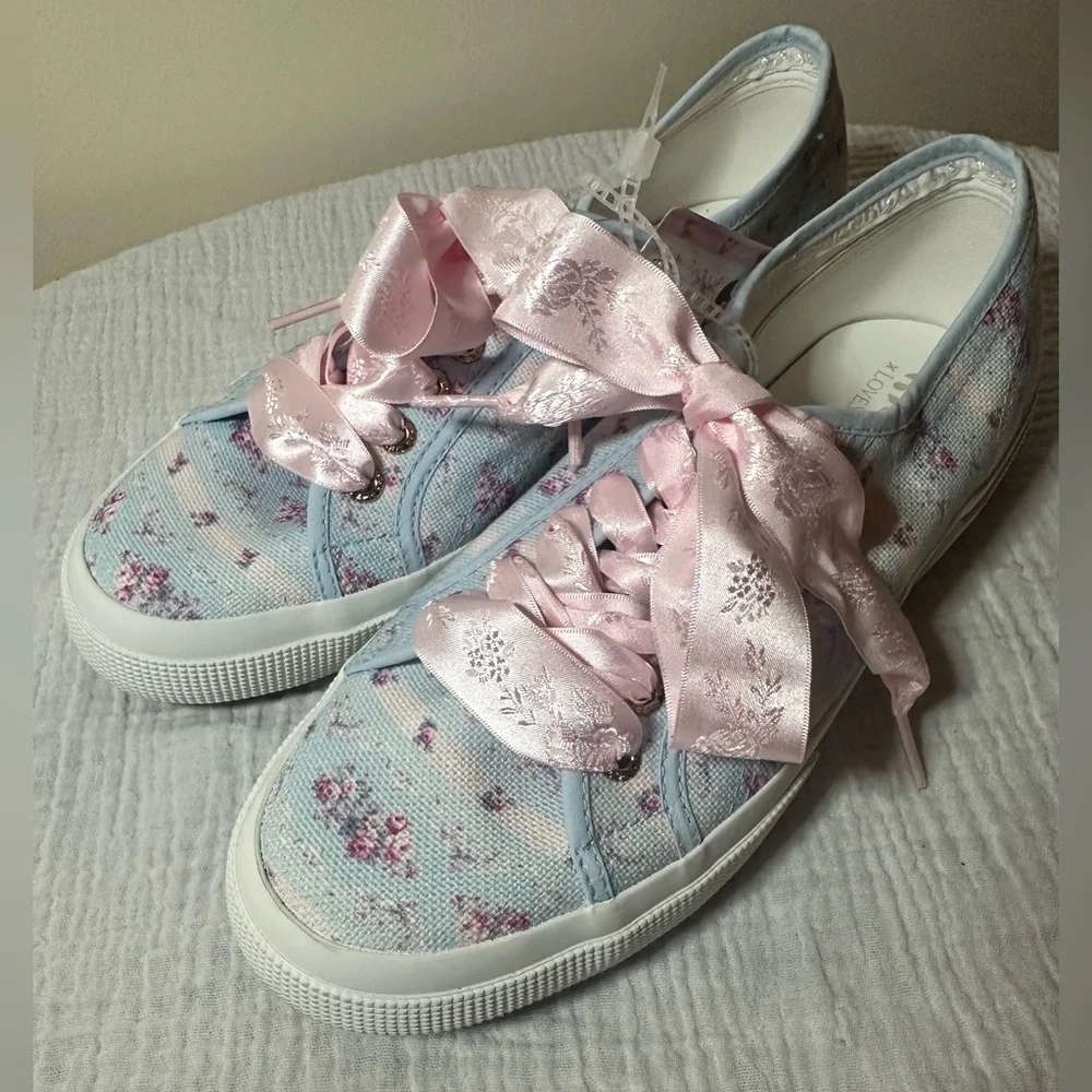Superga x LoveShackFancy 2750 ‘Cool Winter Jam’ Floral Sneakers - Picture 15 of 15